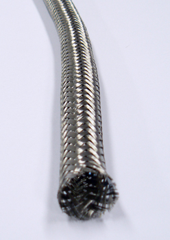 Bird-proof braid, 304 grade stainless steel, 10-14.3mm I.D. suits for RG213, RG214, RU400, RU600, ZCG1250 or ZCG1450 – per metre